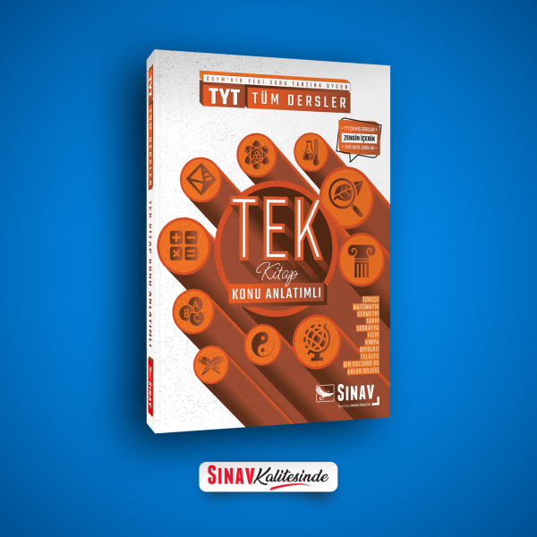 Sınav Yayınları TYT Tüm Dersler Konu Anlatımlı Tek Kitap