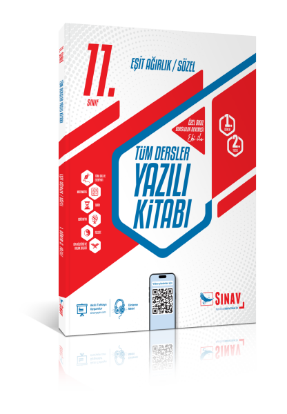 Sınav Yayınları 11. Sınıf Eşit Ağırlık Sözel Tüm Dersler 1. Dönem 2. Yazılı Kitabı