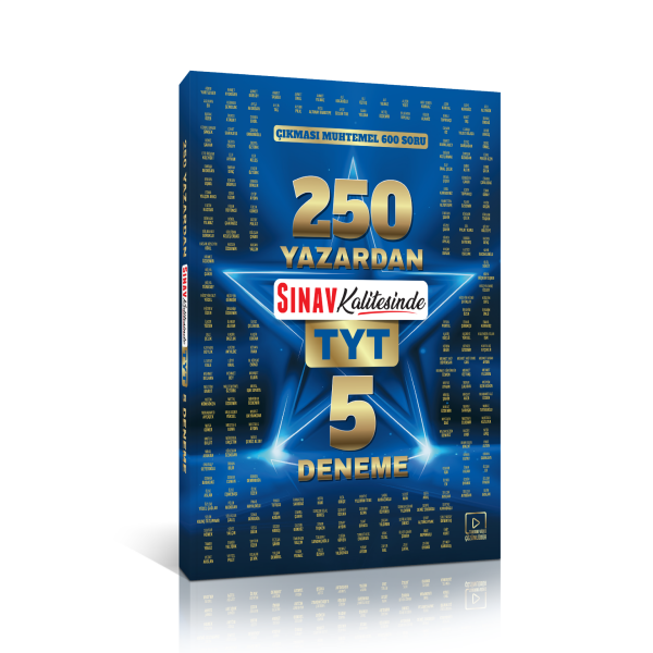 Sınav Kalitesinde  250 Yazardan TYT 5 Deneme