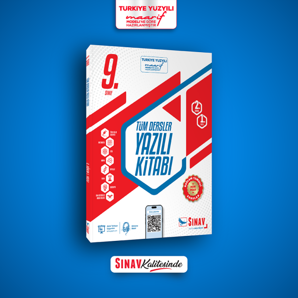 Sınav Yayınları 9. Sınıf Tüm Dersler 2. Dönem 1. Yazılı Kitabı
