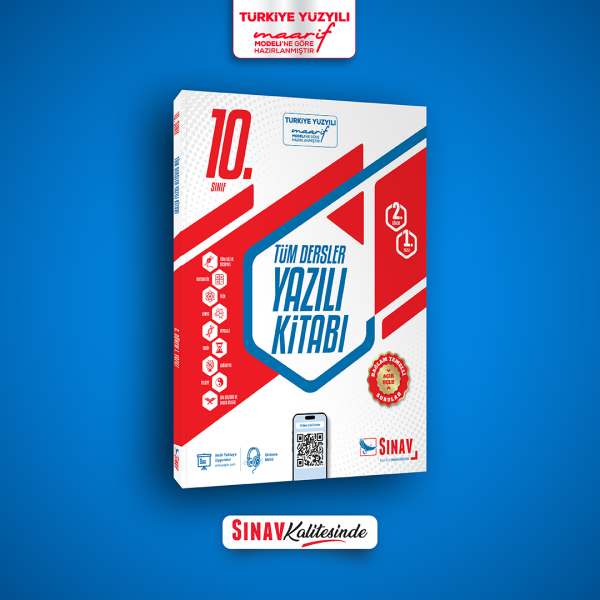 Sınav Yayınları 10. Sınıf Tüm Dersler 2. Dönem 1. Yazılı Kitabı