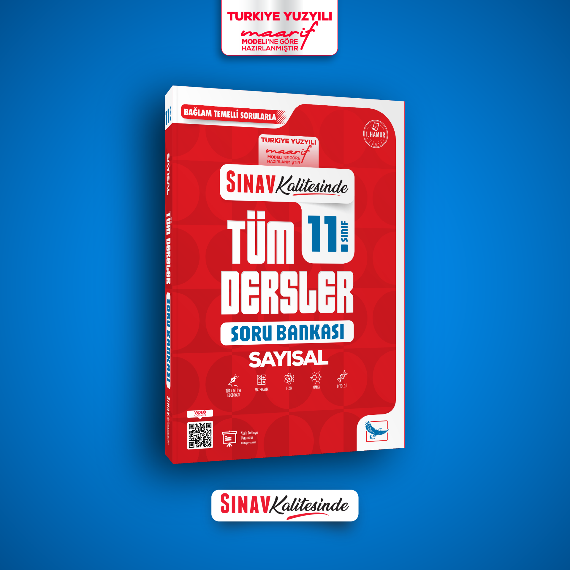 Sınav Yayınları Sınav Kalitesinde 11. Sınıf Sayısal Tüm Dersler Soru Bankası