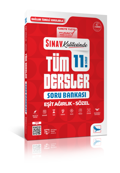 Sınav Yayınları Sınav Kalitesinde 11. Sınıf Eşit Ağırlık Sözel Tüm Dersler Soru Bankası