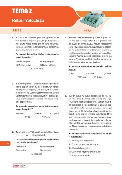 Sınav Yayınları Sınav Kalitesinde 11. Sınıf Eşit Ağırlık Sözel Tüm Dersler Soru Bankası