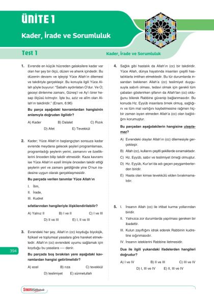 Sınav Yayınları Sınav Kalitesinde 11. Sınıf Eşit Ağırlık Sözel Tüm Dersler Soru Bankası