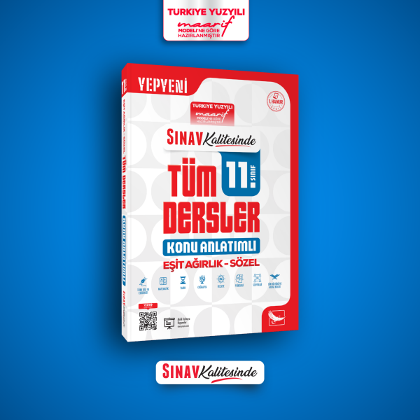 Sınav Yayınları Sınav Kalitesinde 11. Sınıf Eşit Ağırlık Sözel Tüm Dersler Konu Anlatımlı