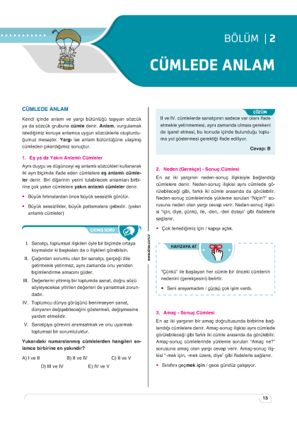 Sınav Yayınları TYT Tüm Dersler Konu Anlatımlı Tek Kitap