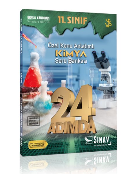 Sınav Yayınları 11. Sınıf Kimya 24 Adımda Özel Konu Anlatımlı Soru Bankası