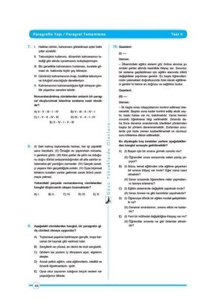 Sınav Yayınları TYT Tüm Dersler Soru Bankası Tek Kitap