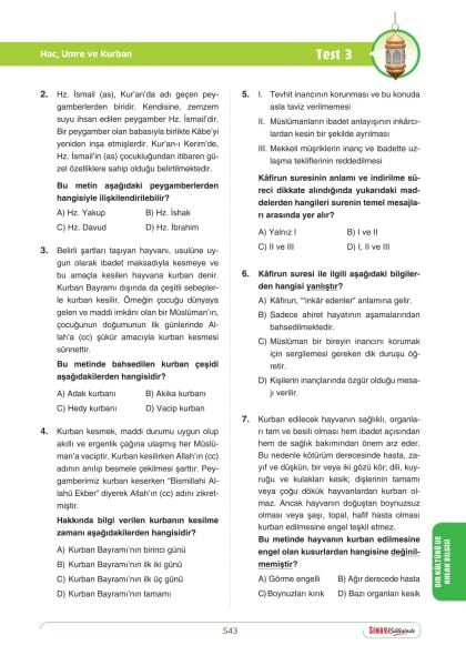 Sınav Yayınları Sınav Kalitesinde 7. Sınıf Tüm Dersler Soru Bankası