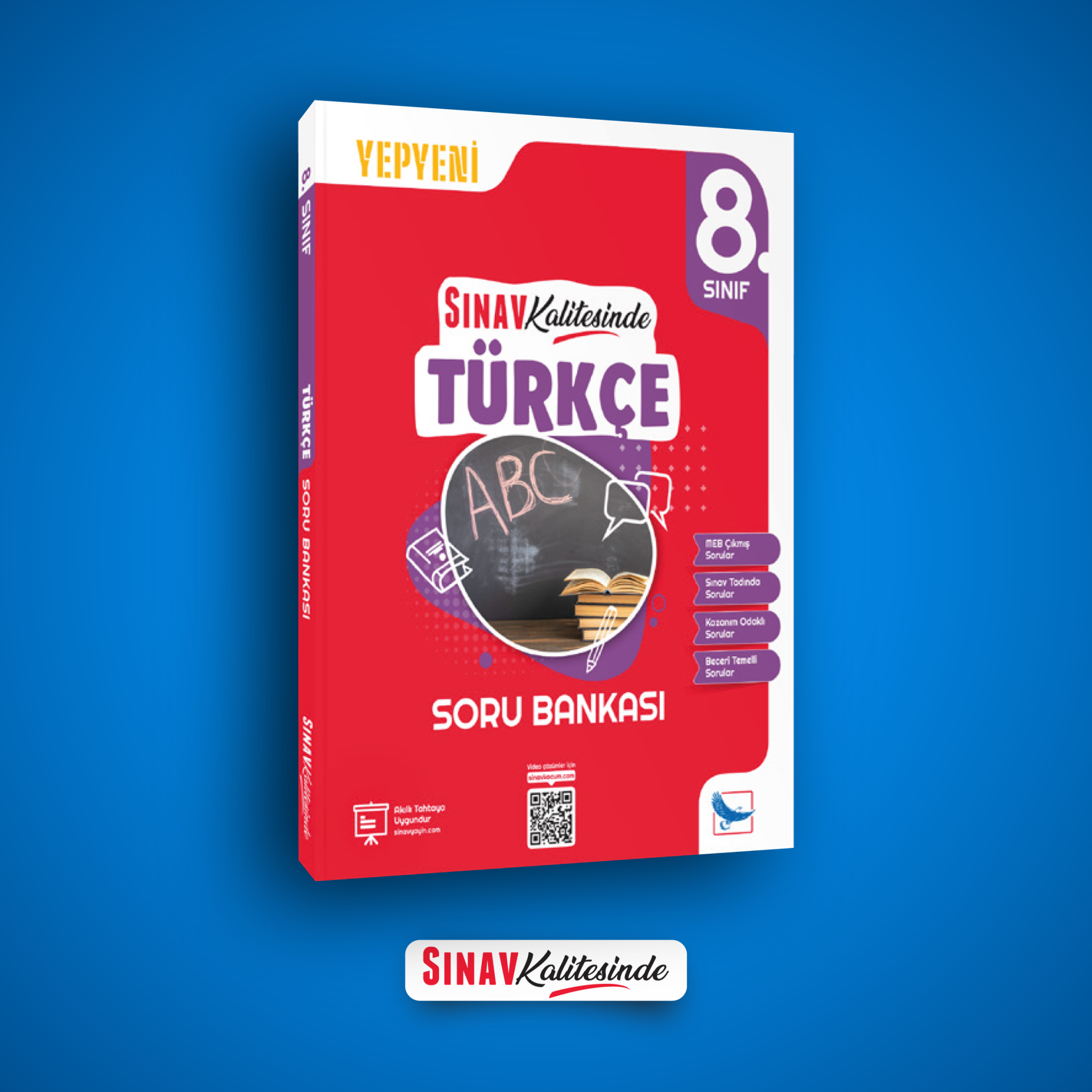 Sınav Yayınları Sınav Kalitesinde 8. Sınıf LGS Türkçe Soru Bankası