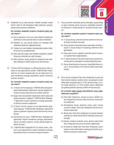 Sınav Yayınları Sınav Kalitesinde TYT Türkçe Soru Bankası