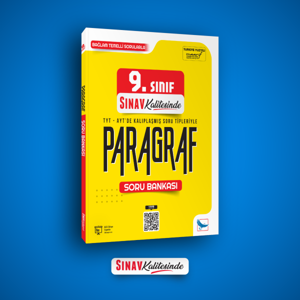 Sınav Yayınları Sınav Kalitesinde 9. Sınıf Paragraf Soru Bankası
