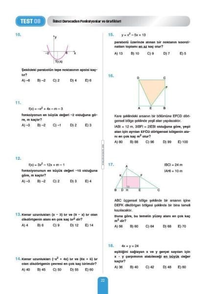 Sınav Yayınları 11. Sınıf Tüm Dersler Sayısal Çözümlü Soru Bankası