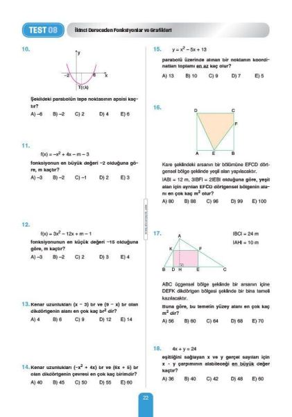 Sınav Yayınları 11. Sınıf Tüm Dersler Sayısal Çözümlü Soru Bankası