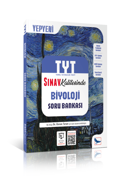 Senin Kitabın Sınav Kalitesinde TYT Biyoloji Van Gogh Soru Bankası
