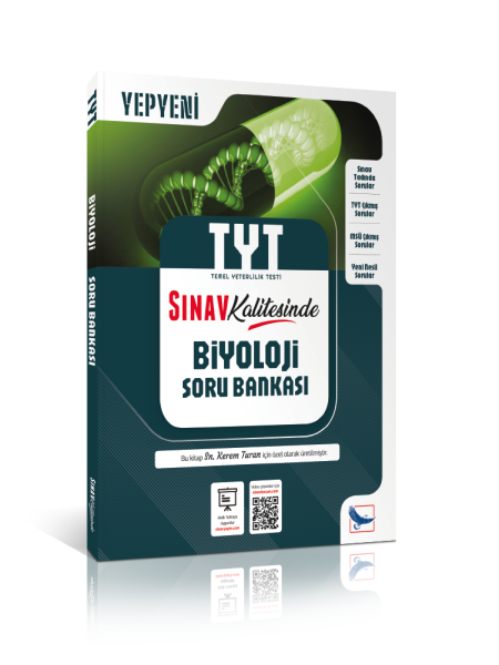 Senin Kitabın Sınav Kalitesinde TYT Biyoloji Emerald Soru Bankası