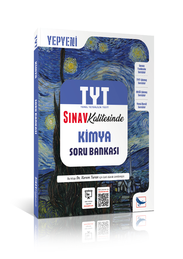 Senin Kitabın Sınav Kalitesinde TYT Kimya Van Gogh Soru Bankası