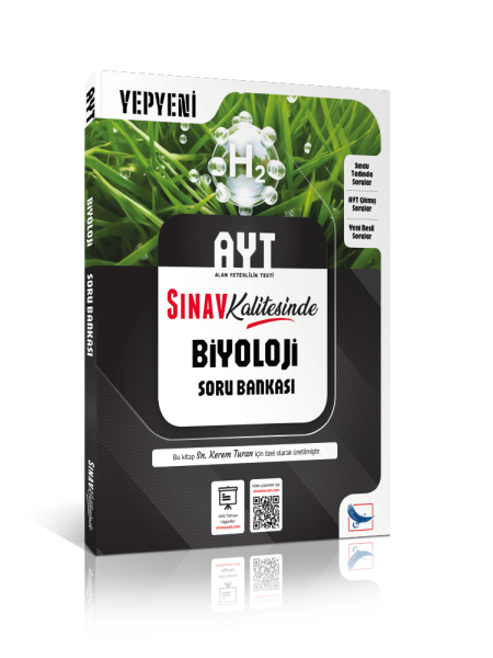 Senin Kitabın Sınav Kalitesinde AYT Biyoloji Black Edition Soru Bankası