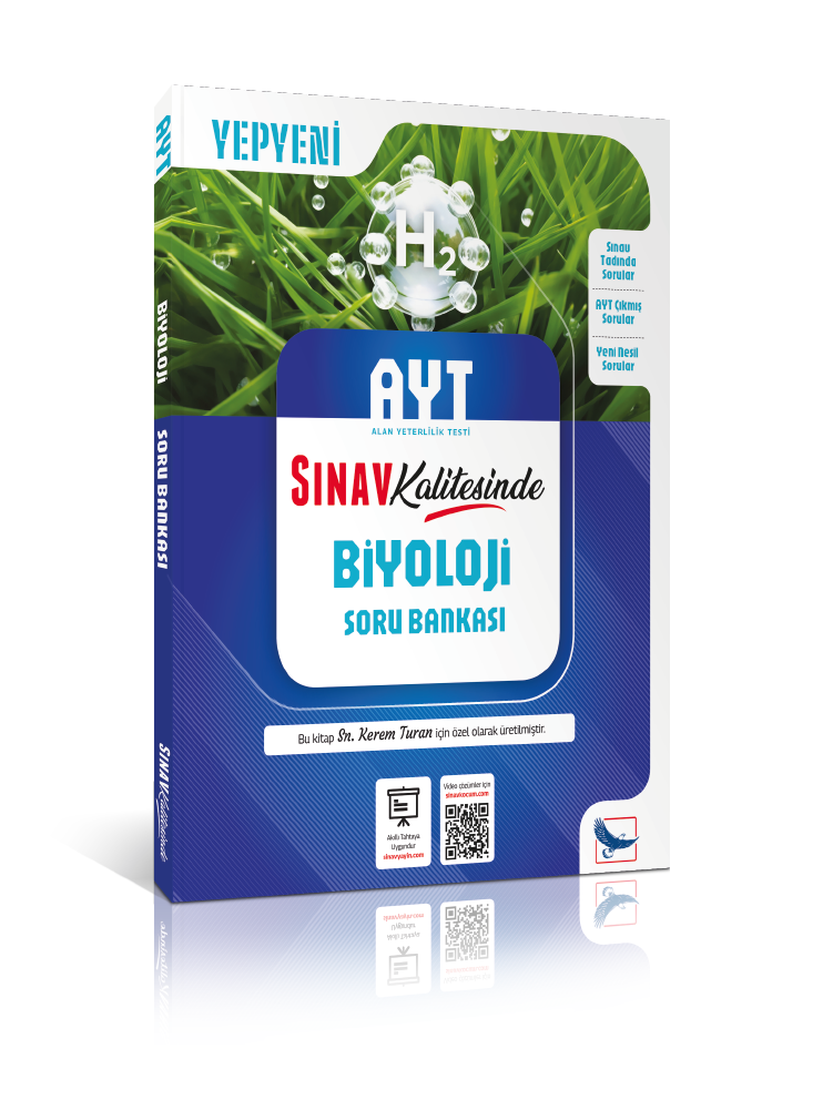Senin Kitabın Sınav Kalitesinde AYT Biyoloji Deep Blue Soru Bankası