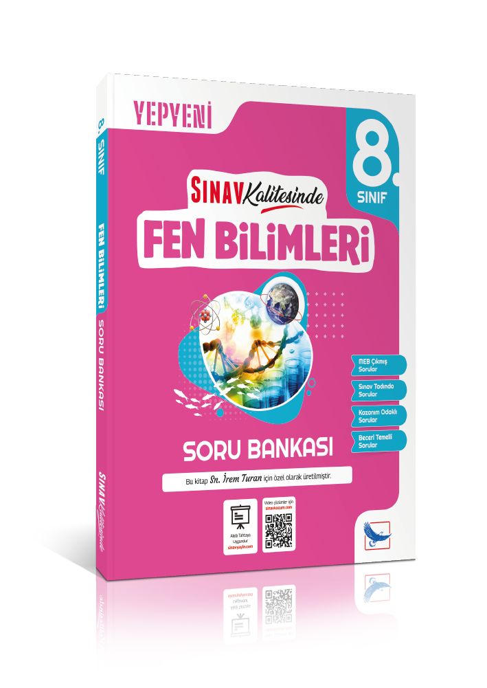 Senin Kitabın Sınav Kalitesinde 8. Sınıf LGS Fen Bilimleri Pink Edition Soru Bankası