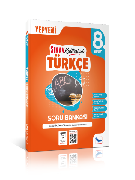 Senin Kitabın Sınav Kalitesinde 8. Sınıf LGS Türkçe Orange Edition Soru Bankası