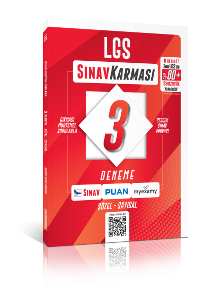Sınav Karması 8. Sınıf LGS 3 Deneme