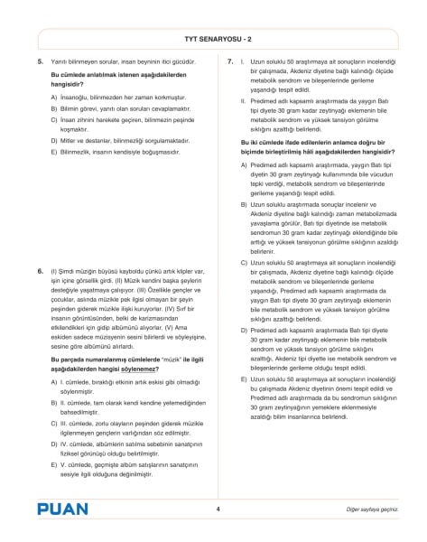Sınav Karması TYT 3 Deneme