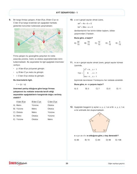Sınav Karması AYT 3 Deneme