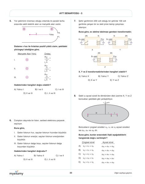 Sınav Karması AYT 3 Deneme