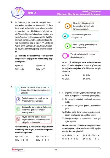 Sınav Yayınları Sınav Kalitesinde 6. Sınıf Tüm Dersler Soru Bankası
