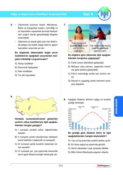 Sınav Yayınları Sınav Kalitesinde 6. Sınıf Tüm Dersler Soru Bankası