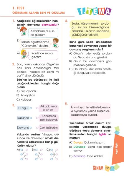 Sınav Yayınları Sınav Kalitesinde 2. Sınıf Tüm Dersler Soru Bankası