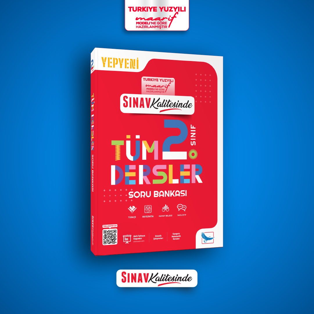 Sınav Yayınları Sınav Kalitesinde 2. Sınıf Tüm Dersler Soru Bankası