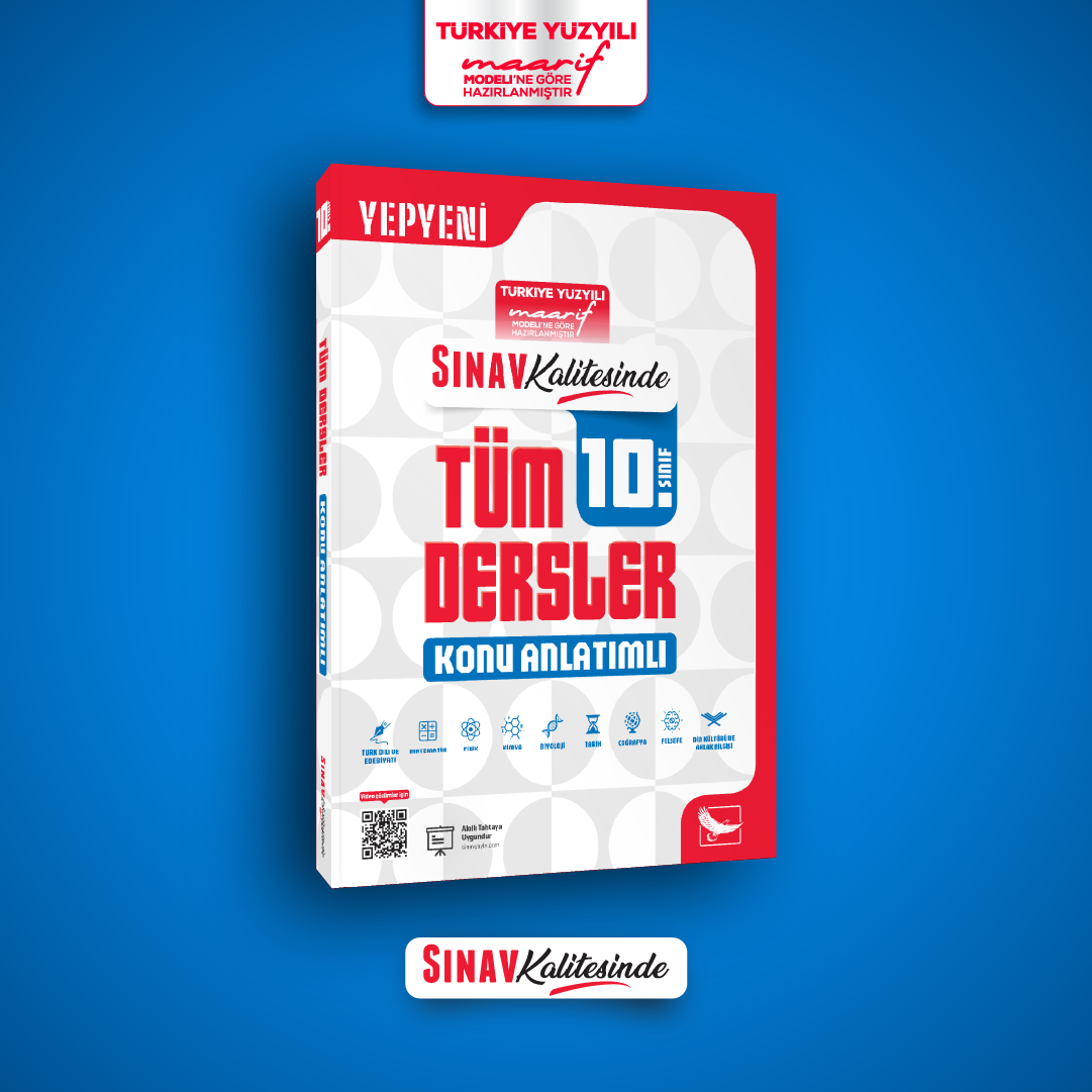 Sınav Yayınları Sınav Kalitesinde 10. Sınıf Tüm Dersler Konu Anlatımlı