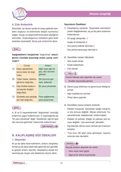 Sınav Yayınları Sınav Kalitesinde 6. Sınıf Tüm Dersler Konu Anlatımlı
