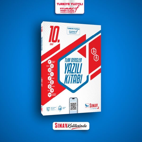 Sınav Yayınları 10. Sınıf Tüm Dersler 1. Dönem 1. Yazılı Kitabı