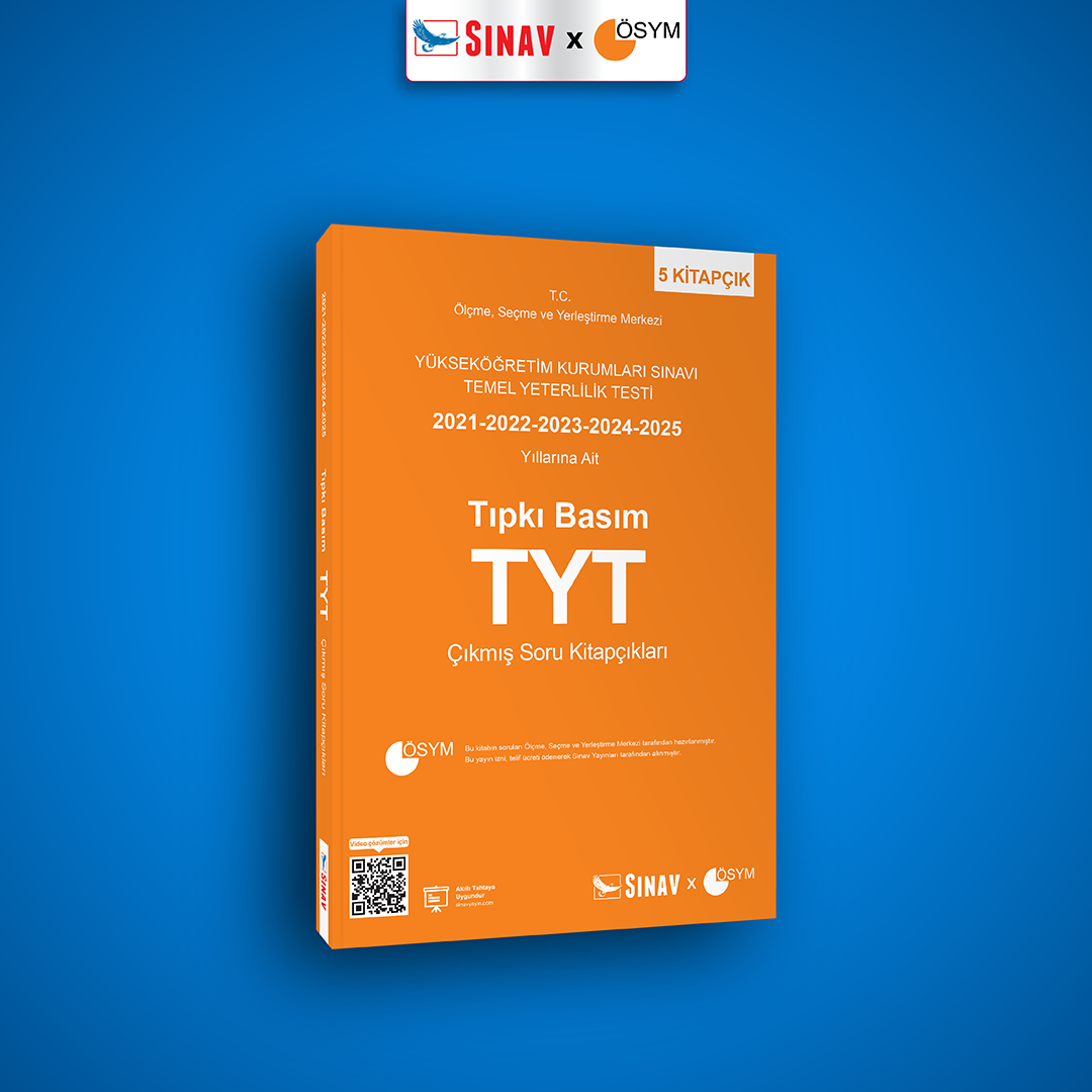 Sınav Yayınları TYT Tıpkı Basım Son 5 Yıl Çıkmış Soru Kitapçıkları