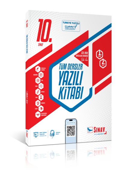 Sınav Yayınları 10. Sınıf Tüm Dersler 1. Dönem 2. Yazılı Kitabı