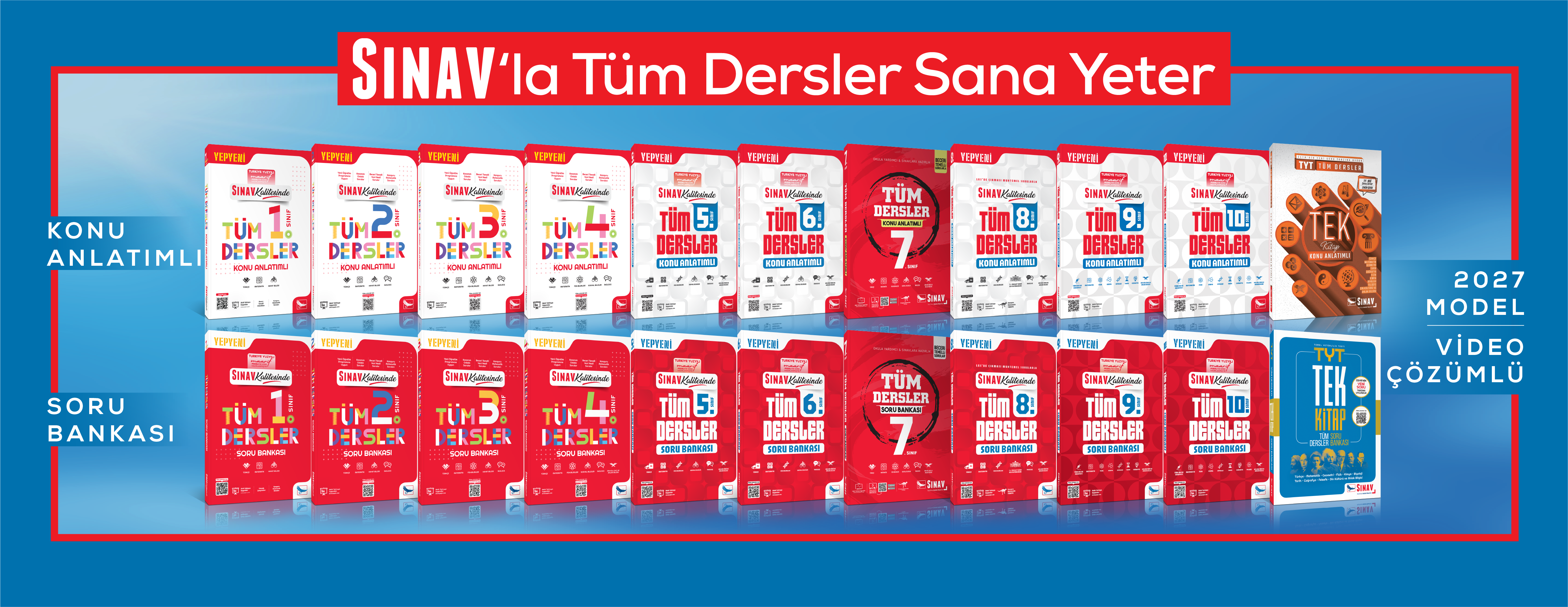 Sınav Yayınları Tüm Dersler Kitapları